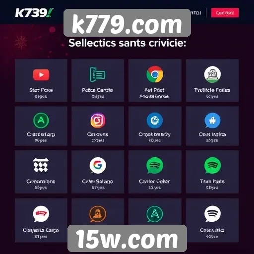 Exploração das funcionalidades do site k779.com